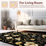 Rustic Floral Charm with Contrast(Gold)
