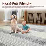 Artful Striped Motif with Flair(Gray)