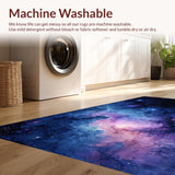 Celestial Glittering Nightscape Motif(Blue)