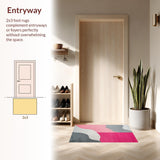 Modern Abstract Grey Pink(Gray)
