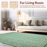 Modern Earthy Geometric Flair(Green)