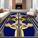 Modern Minimalist Gold Overlay(Blue)