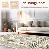 Boho Chic Berber Inspired Area with Artisan Tassel Finish(Beige)