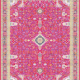 Contemporary Floral Motif with Gold(Red)