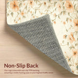 Vintage Floral Area Beige Neutral Throw(Beige)