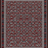 Chic Vintage Lattice Artistry(Red)