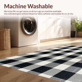 Modern Geometric Patio Non Slip(Black)