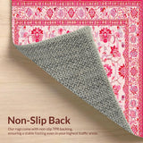 Cozy Vibrant Floral Tapestry Style(Pink)