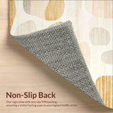 Elegant Beige Animal Print Area with Abstract Deer Motif and Texture(Beige)