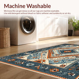 Modern Multicolor Geometric Motif(Blue)
