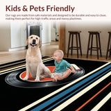 Classic Vinyl Circular Elegance(Orange)