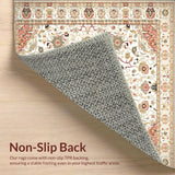 Boho Floral Geometric in Beige and Taupe(Ivory)