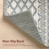Trendy Abstract Gray Tiled Motif(Gray)