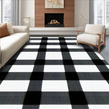 Rustic Black and White Lattice(Black)