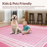 Artful Minimalist Grid Composition(Pink)