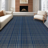 Luxurious Blue and Gold Artful Geometry(Blue)