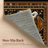 Vibrant Youthful Animal Motif(Brown)