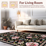Elegant Black Botanical Elements(Black)