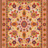 Cozy Abstract Round Design(Yellow)