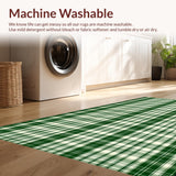 Vibrant Cozy Tartan Design Elements(Green)