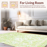 Trendy Faded Tribal Motif(Green)
