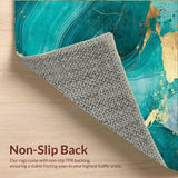 Bold Turquoise Brushstroke Visuals(Blue)