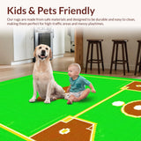 Youthful Colorful Baseball Design(Green)