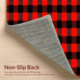 Rustic Red and Black Checkered Aesthetic(Red)