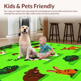 Distinctive Textured Farmyard Visuals(Green)