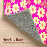 Unique Tufted Floral Expression(Pink)