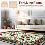 Artful Modern Leafy Motif(Ivory)