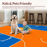 Vibrant Orange Court Theme(Blue)