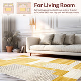 Elegant Gold Toned Abstract Motif(Yellow)