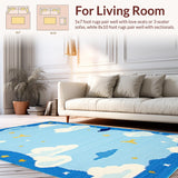Charming Hot Air Balloon Adventure(Blue)