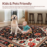 Artful Vibrant Petal Arrangement(Black)