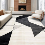 Geometric Monochrome Artistry(Black)