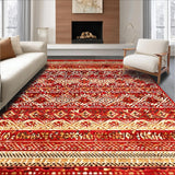 Rich Toned Vintage Medallion Style(Red)