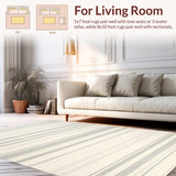 Minimalist Striped Earthy Aesthetic(White)