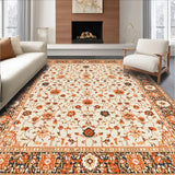 Stylish Distressed Floral Harmony(White)
