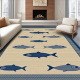 Artistic Abstract Fish(Beige)