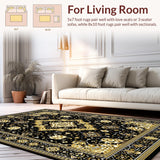 Minimalist Earth Tones Trellis Style(Black)
