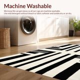 Striking Monochrome Striped Aesthetic(Black)