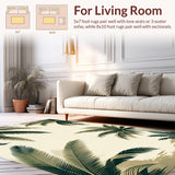 Serene Tropical Landscape Decor(Beige)