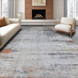 Artful Symmetrical Gray and Rust(Gray)