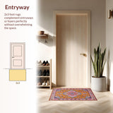 Artful Warm Tones Symmetrical Layout(Orange)