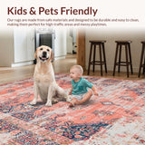 Artful Traditional Tiled Composition(Red)