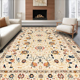 Abstract Floral Area(Beige)