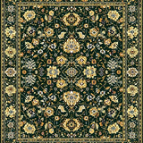 Vibrant Gold Geometric Design(Green)