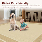 Luxurious Cream Herringbone Weave(Beige)