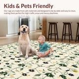 Scandinavian Floral Runner(Beige)